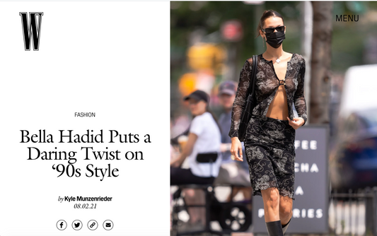 W Magazine: Bella Hadid Puts a Daring Twist on ‘90s Style