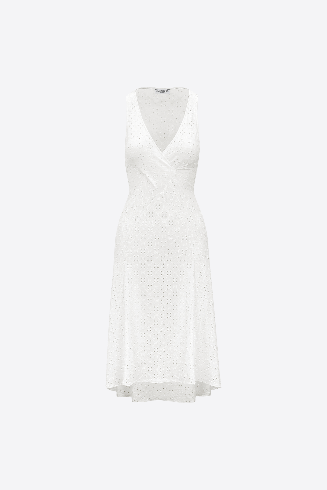 Cyra Dress - White Broderie