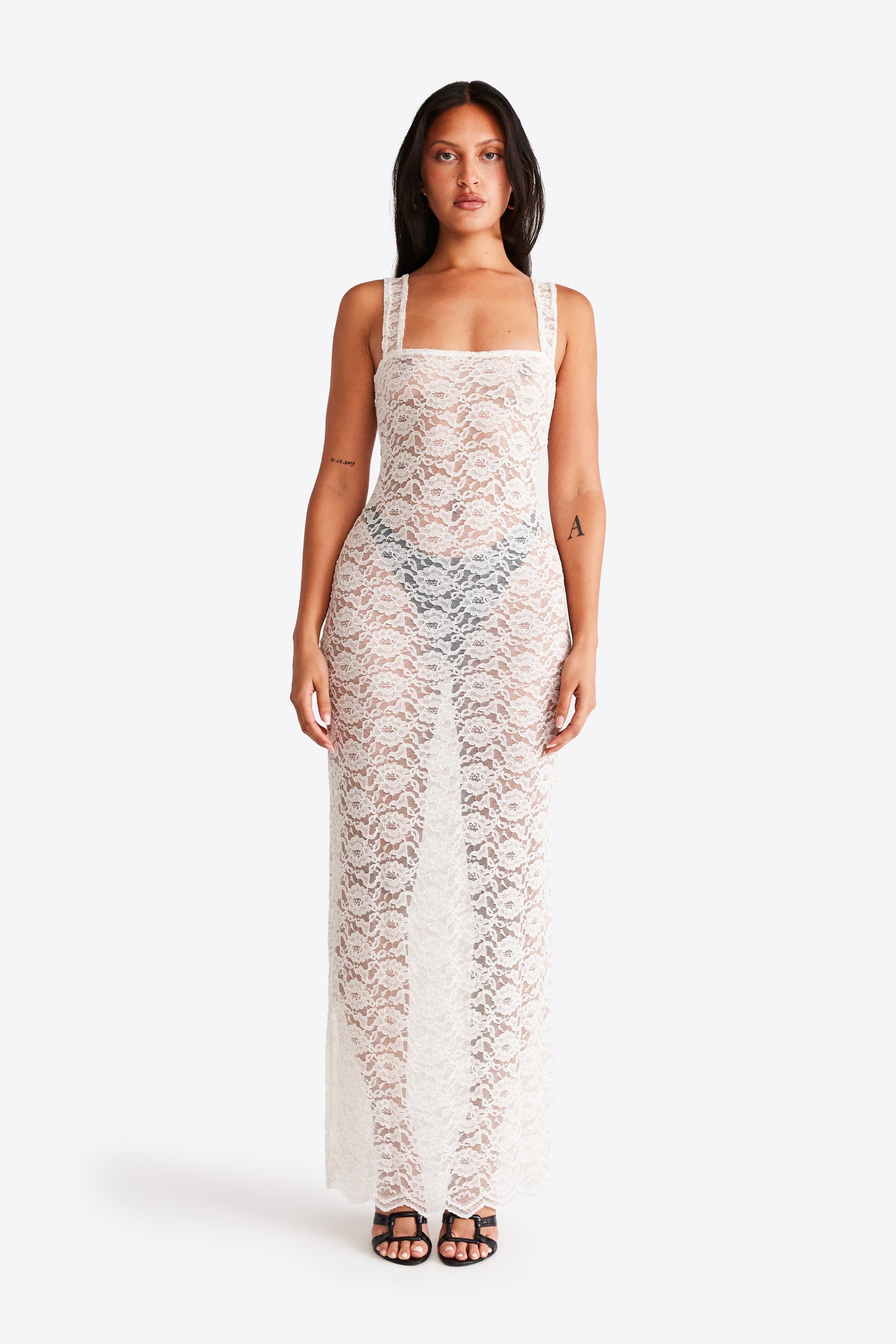 Roya Dress - Ivory