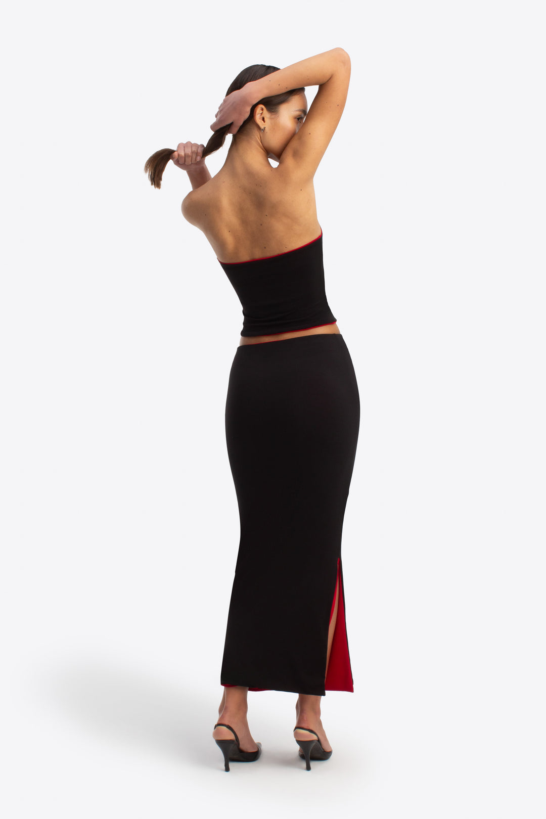 Nova Top - Black and Ruby