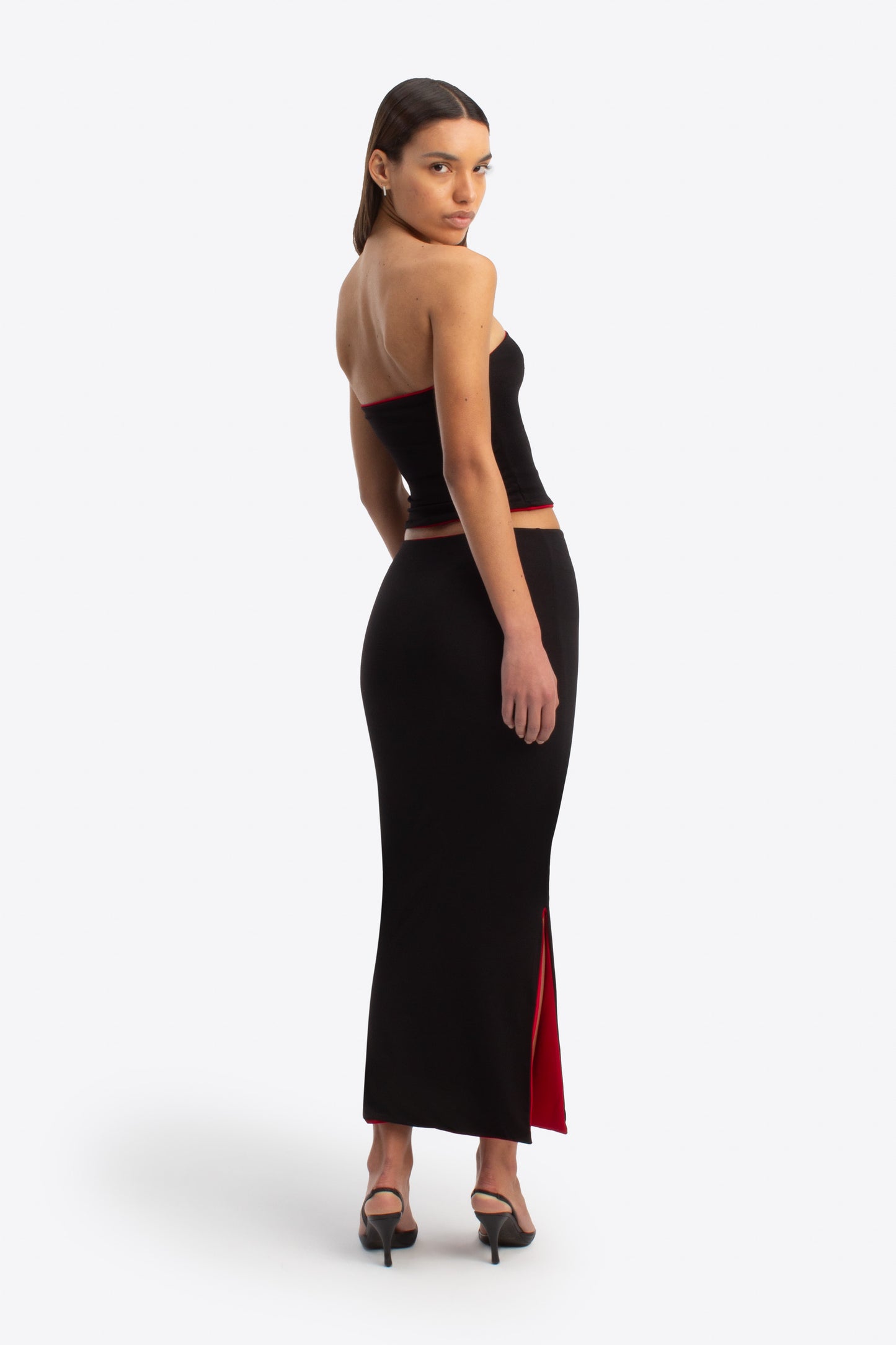 Nova Top - Black and Ruby