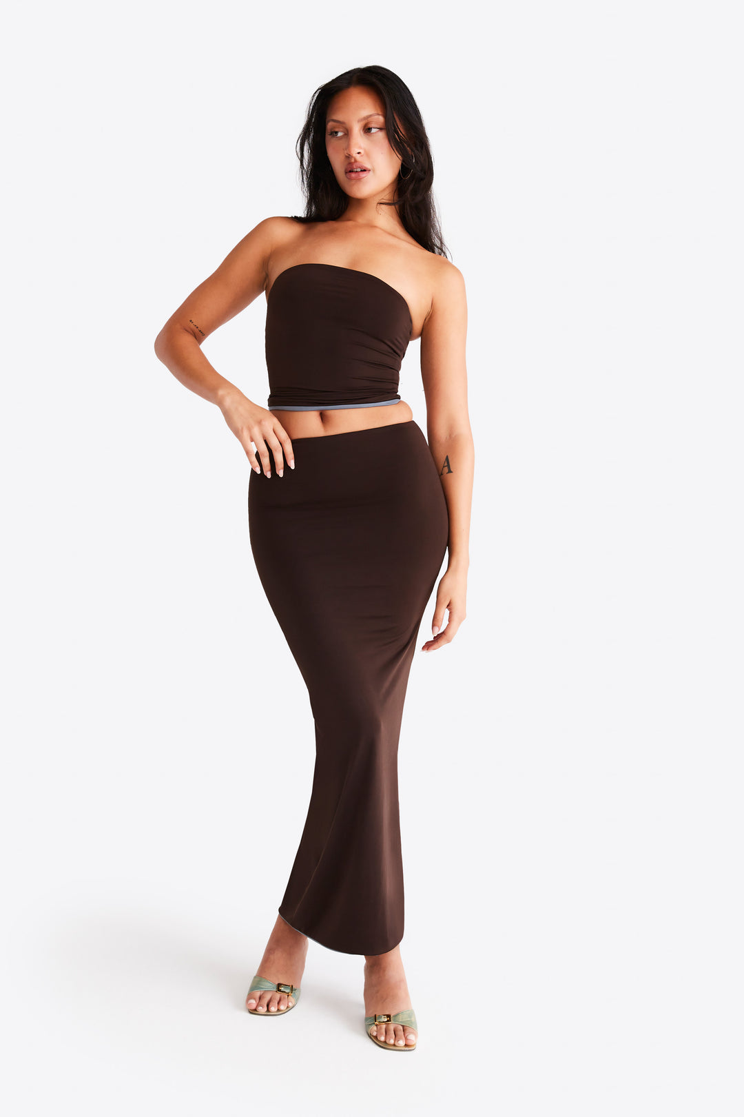 Nova Top - Brown and Slate