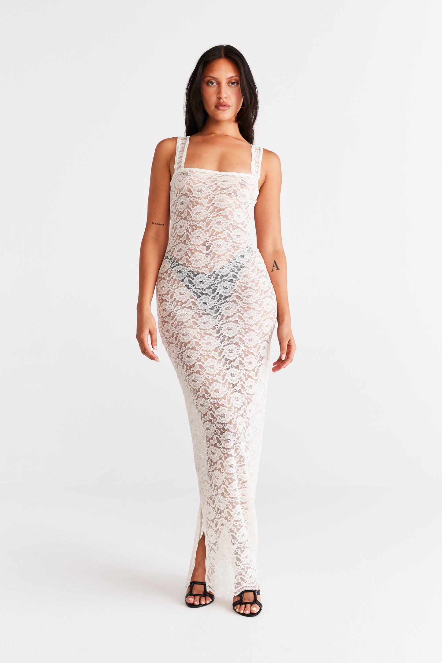 Roya Dress - Ivory