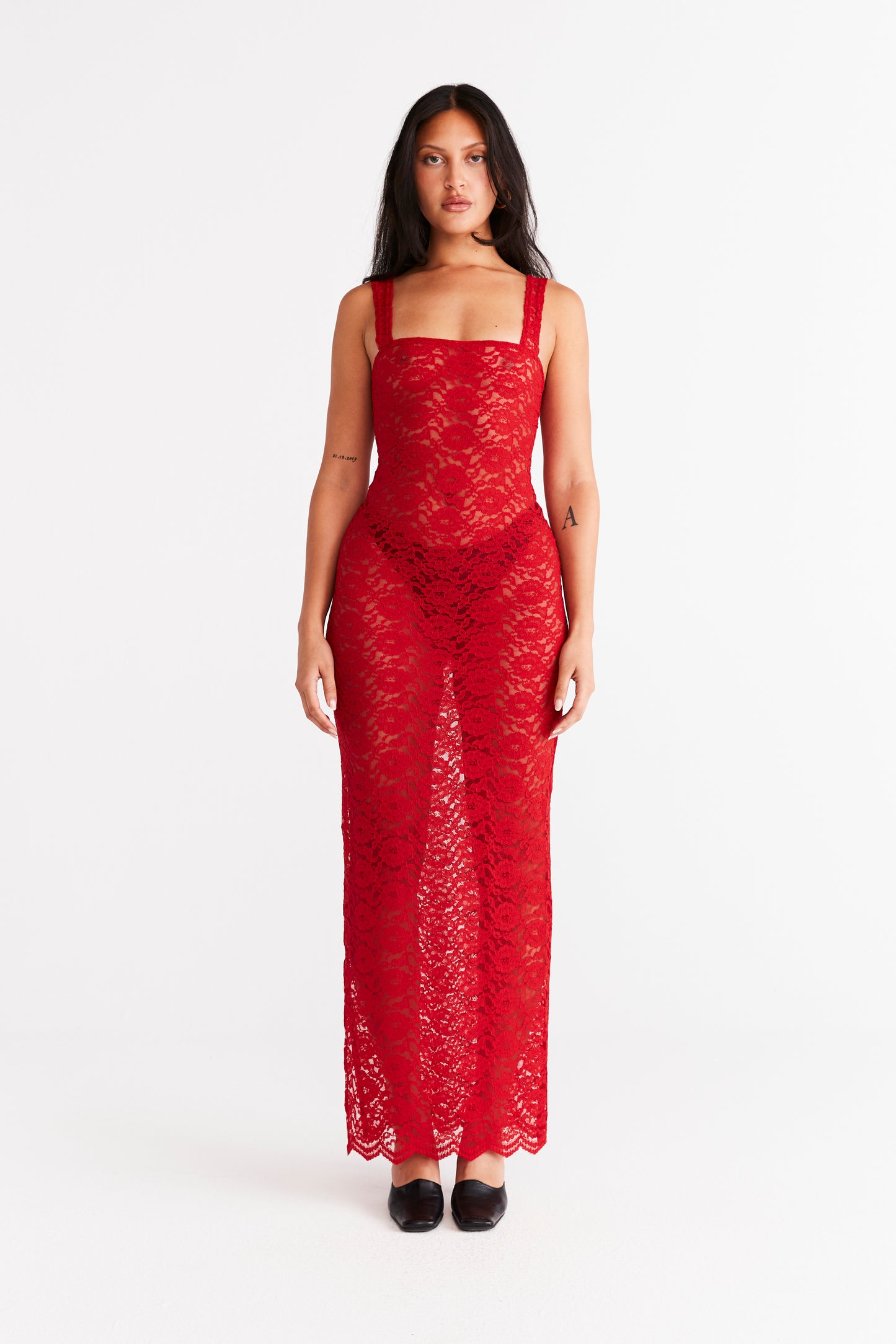 Roya Dress - Scarlet Red