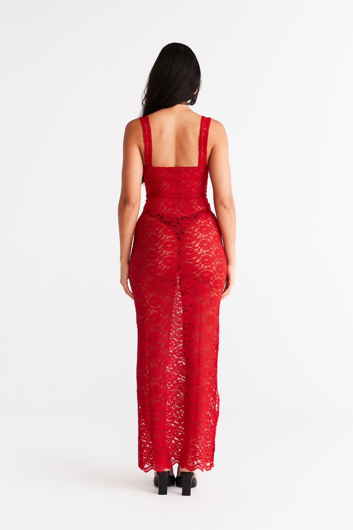 Roya Dress - Scarlet Red