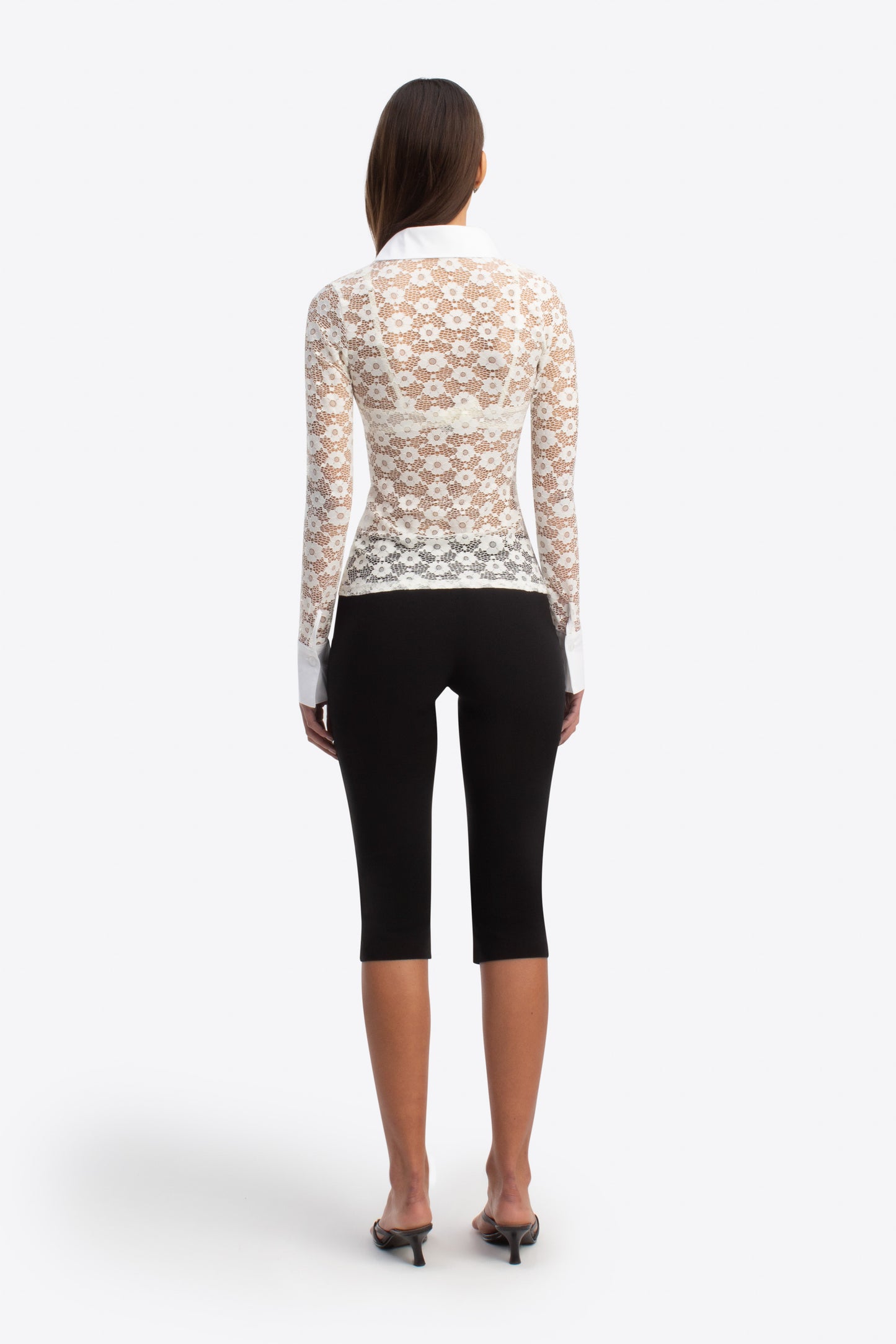 Sienna Shirt - Ivory Lace