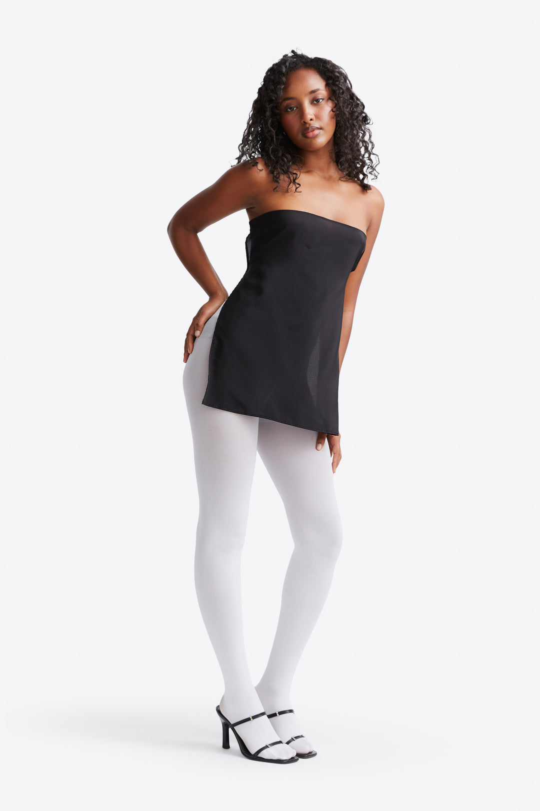 Skye Top - Black Silk