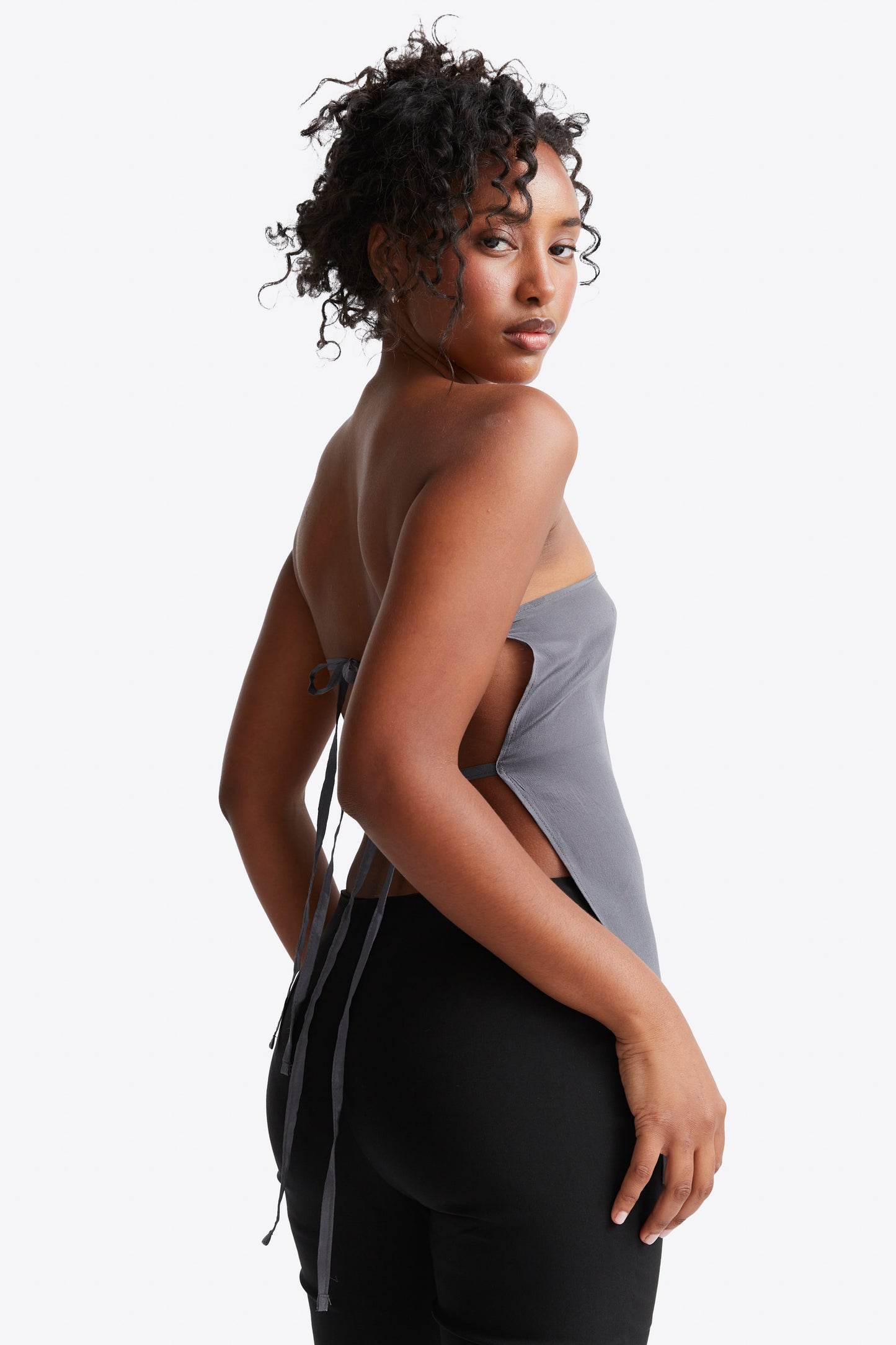 Skye Top - Storm Silk
