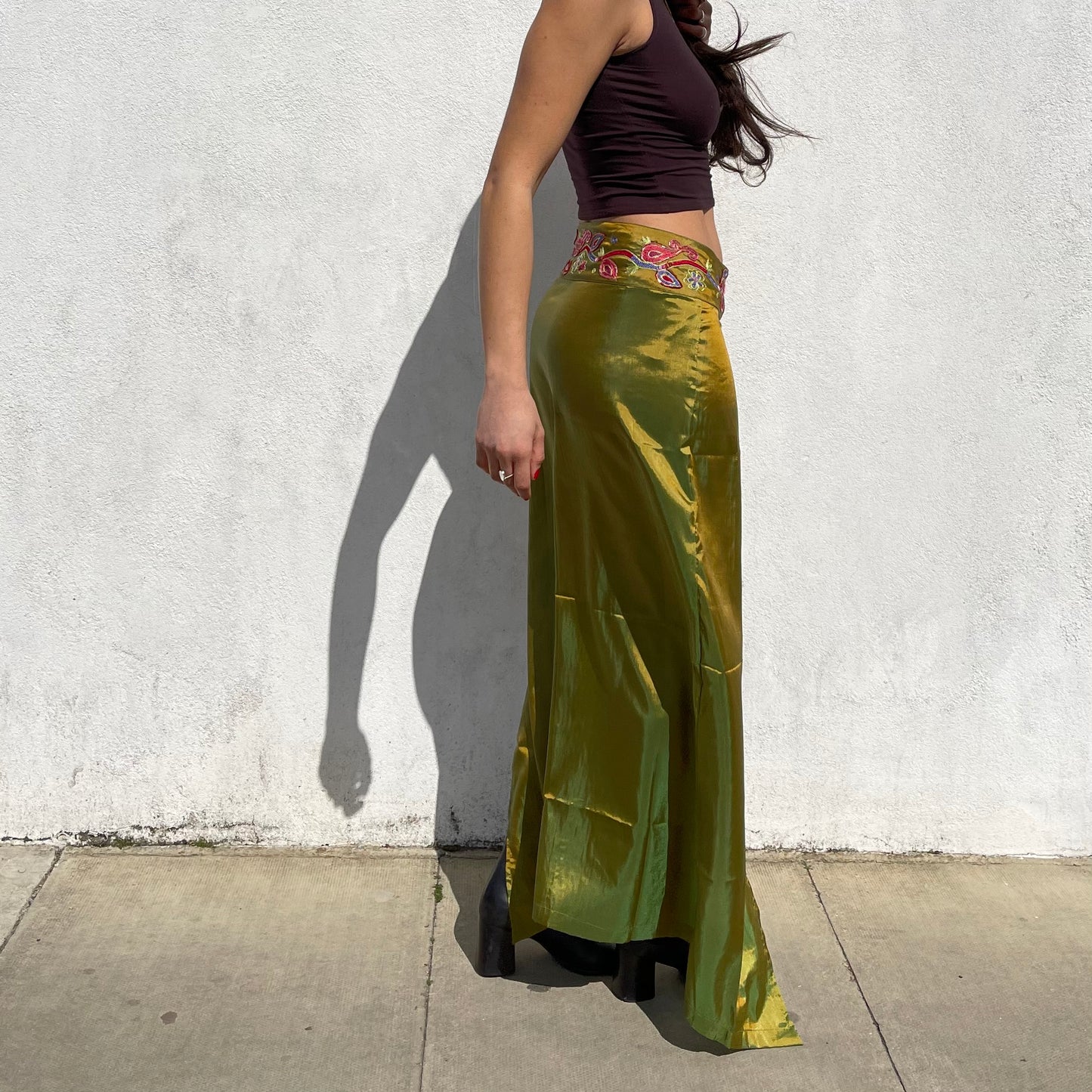 Iridescent Green Maxi