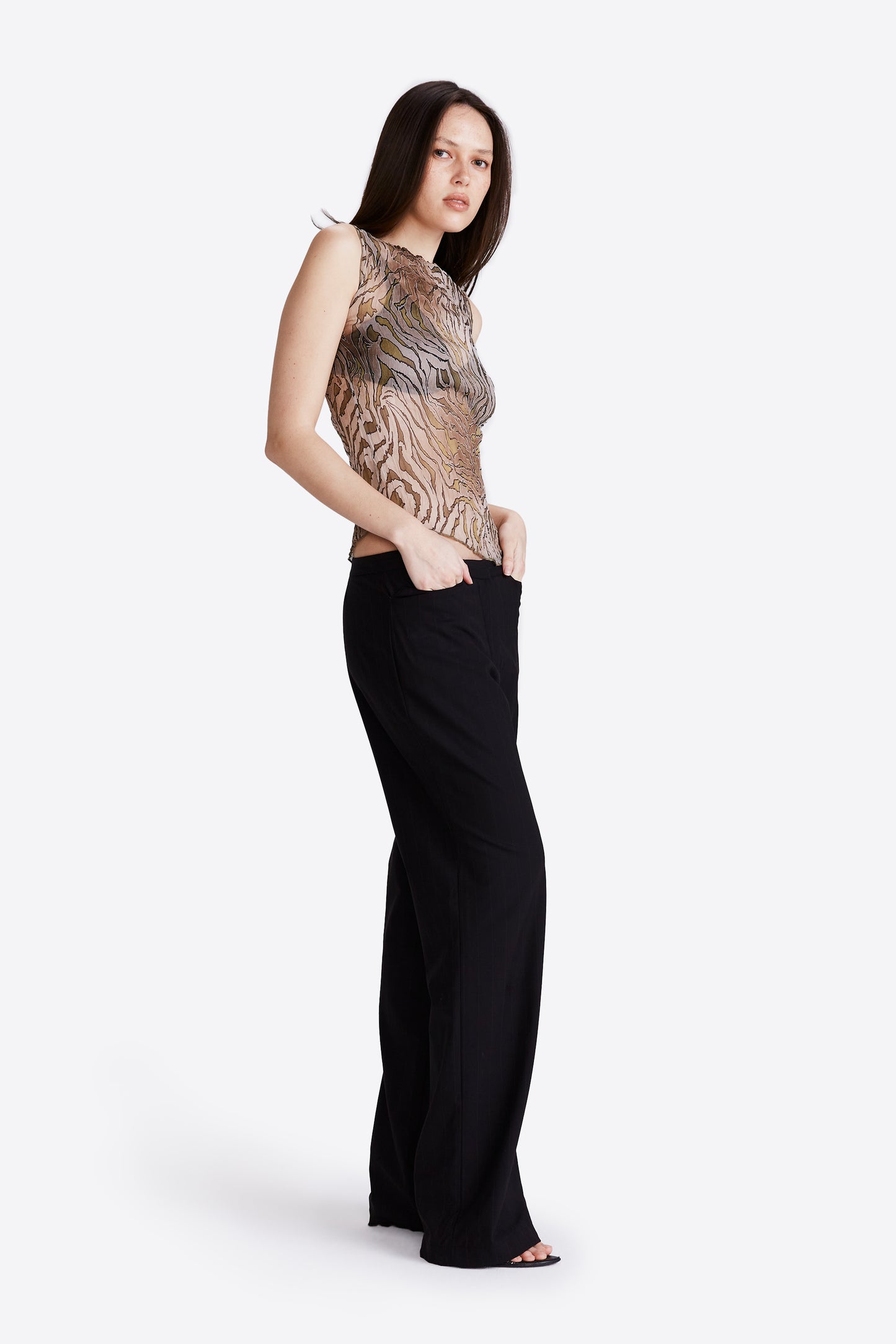 Moya Top - Tiger Silk