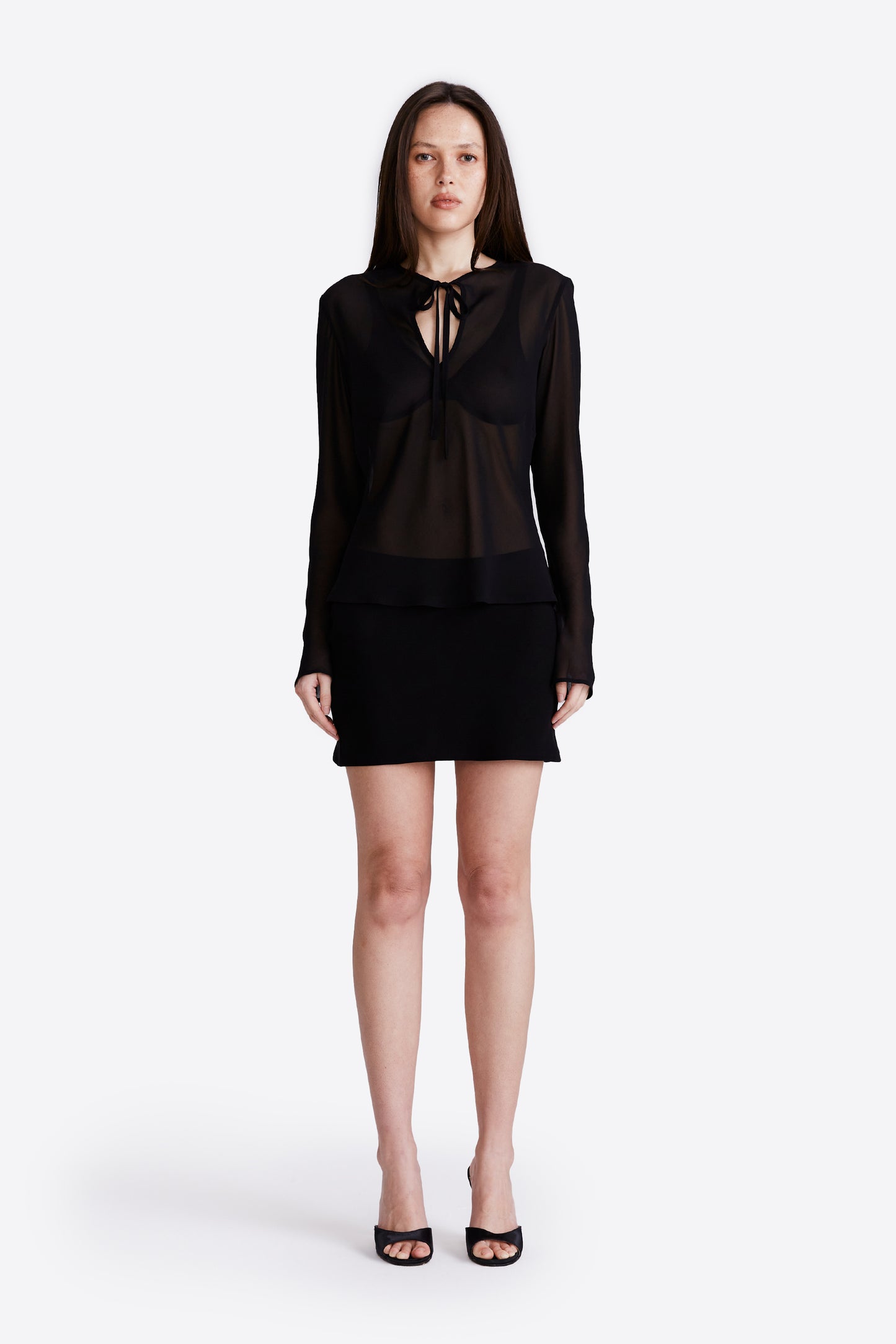 Saffron Top - Black