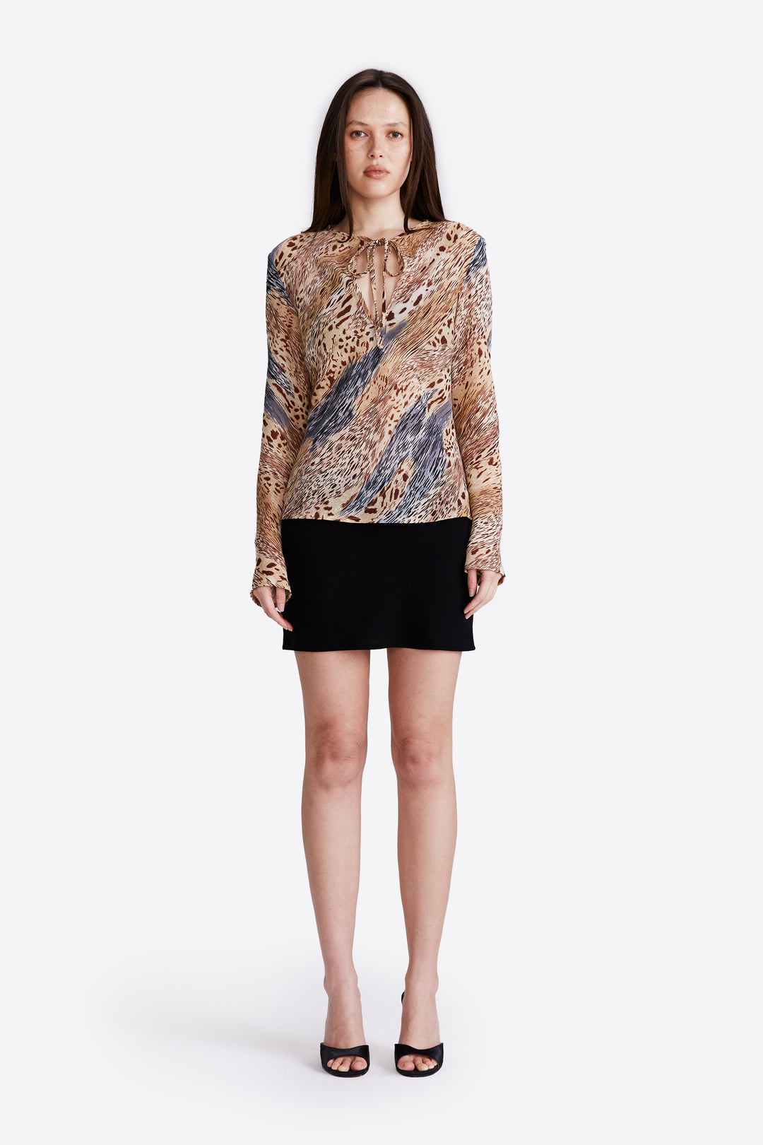 Saffron Top - Leopard