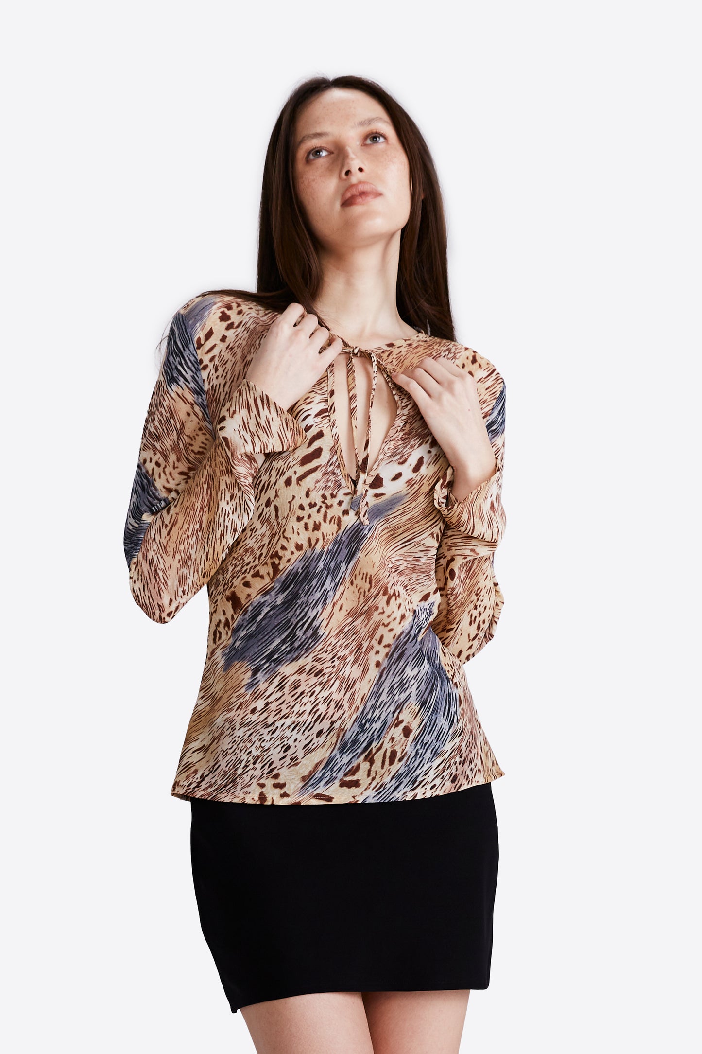 Saffron Top - Leopard