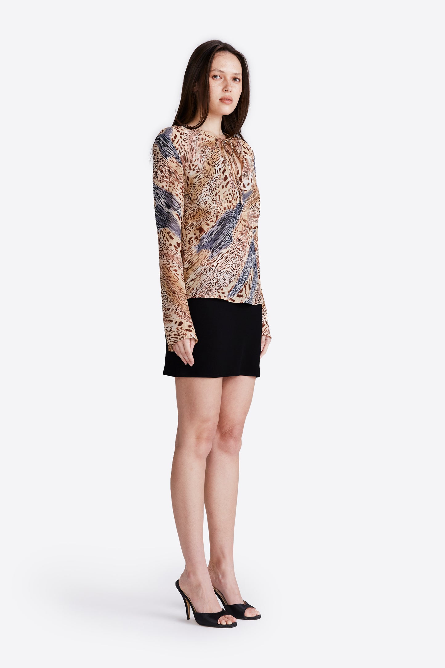 Saffron Top - Leopard