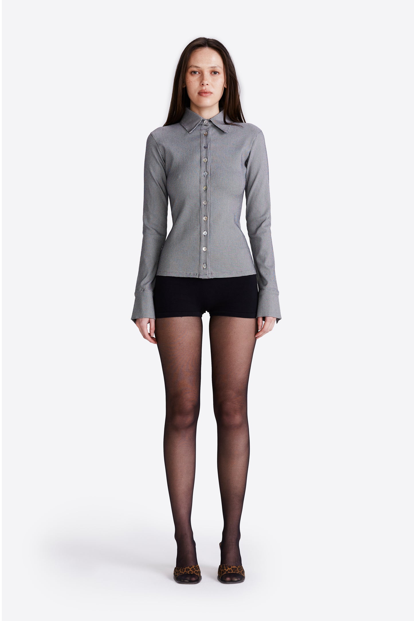 Sienna Shirt - Puppytooth