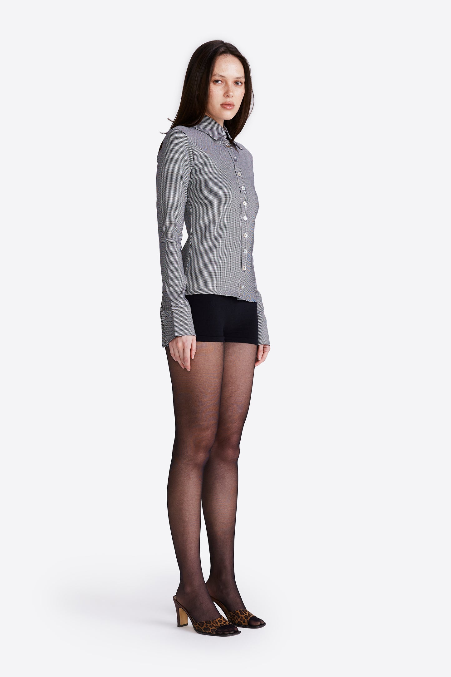 Sienna Shirt - Puppytooth