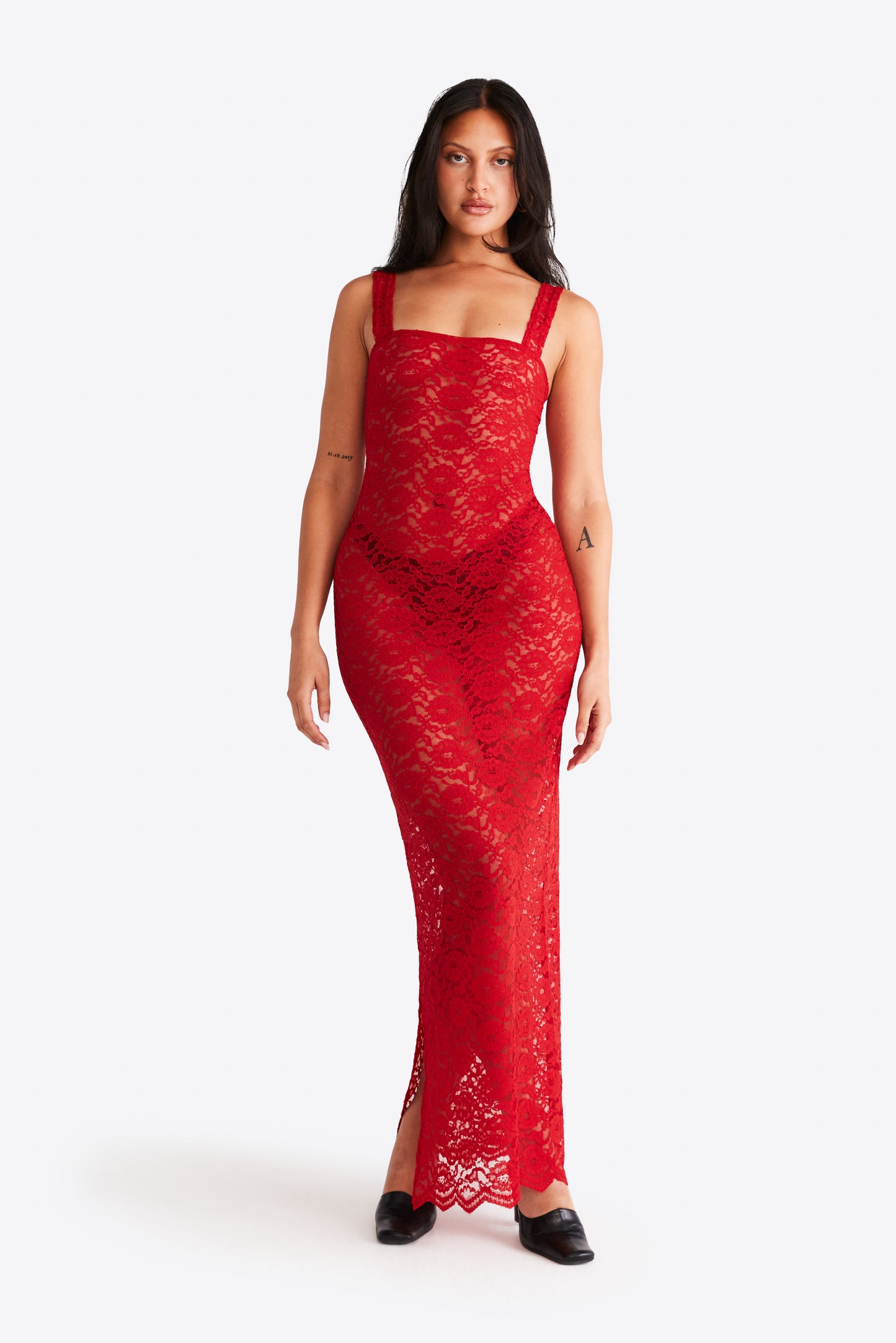 Roya Dress - Scarlet Red