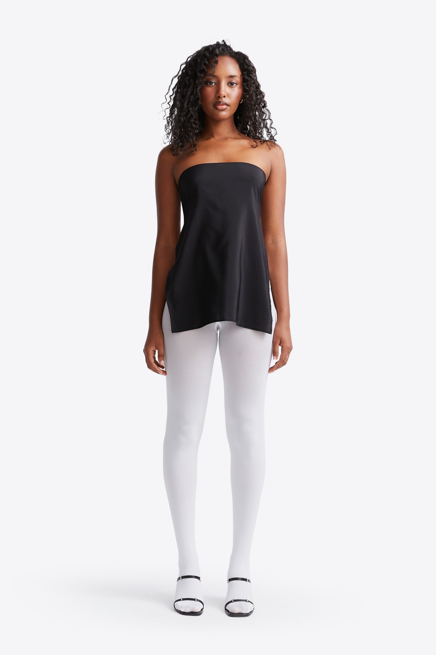 Skye Top - Black Silk