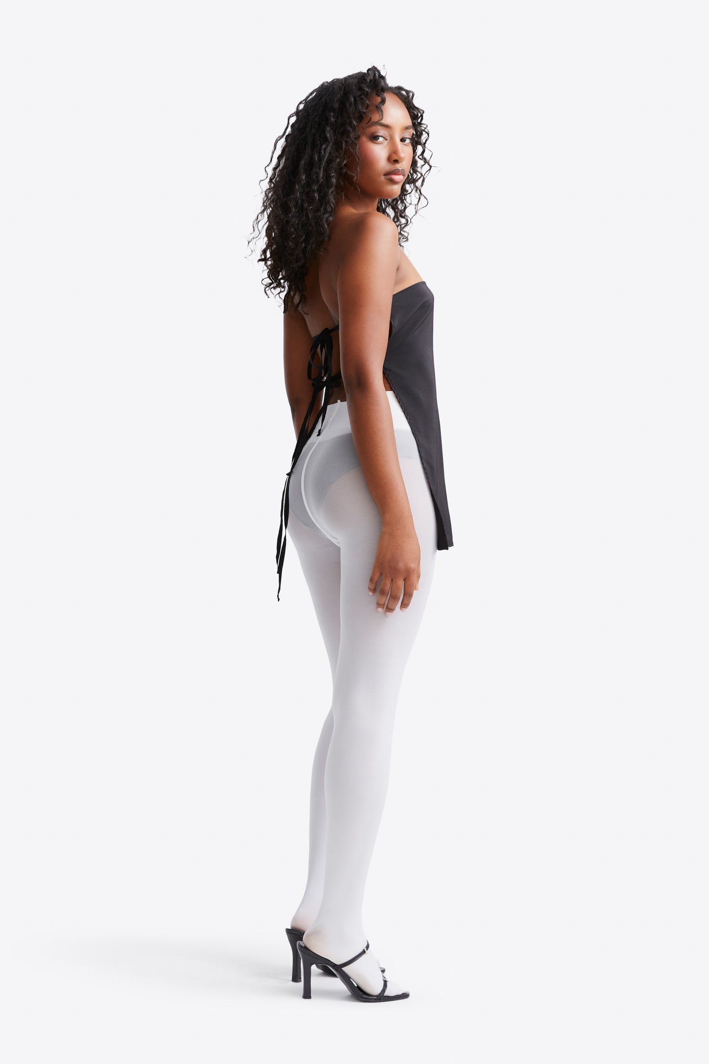 Skye Top - Black Silk