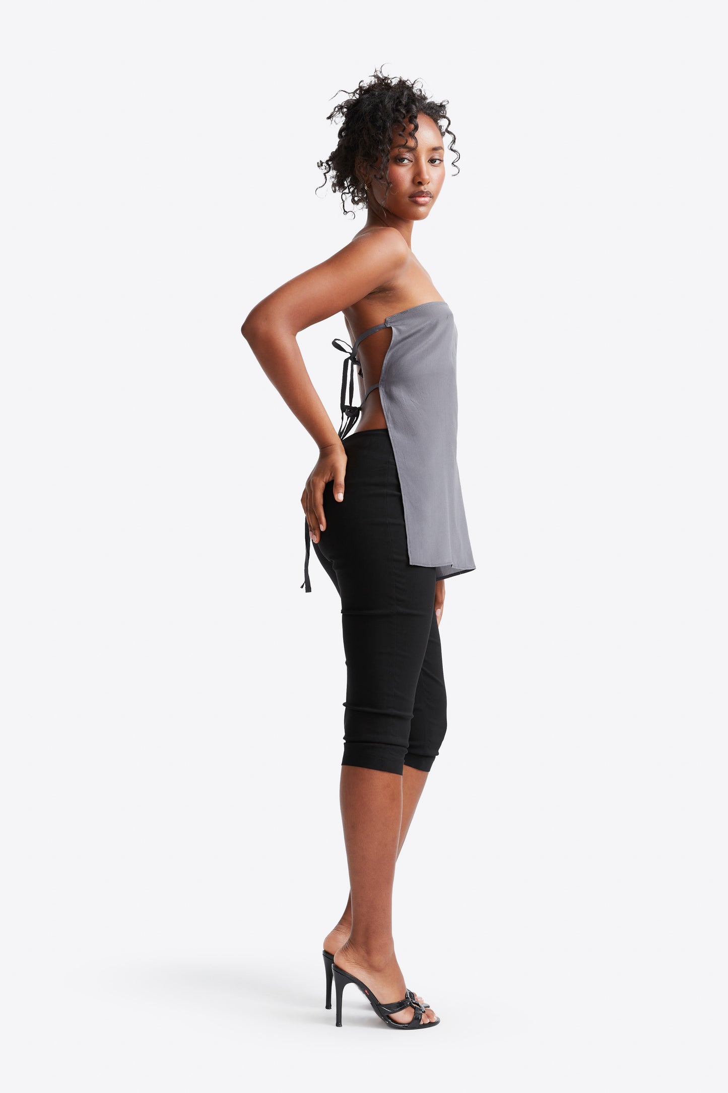 Skye Top - Storm Silk