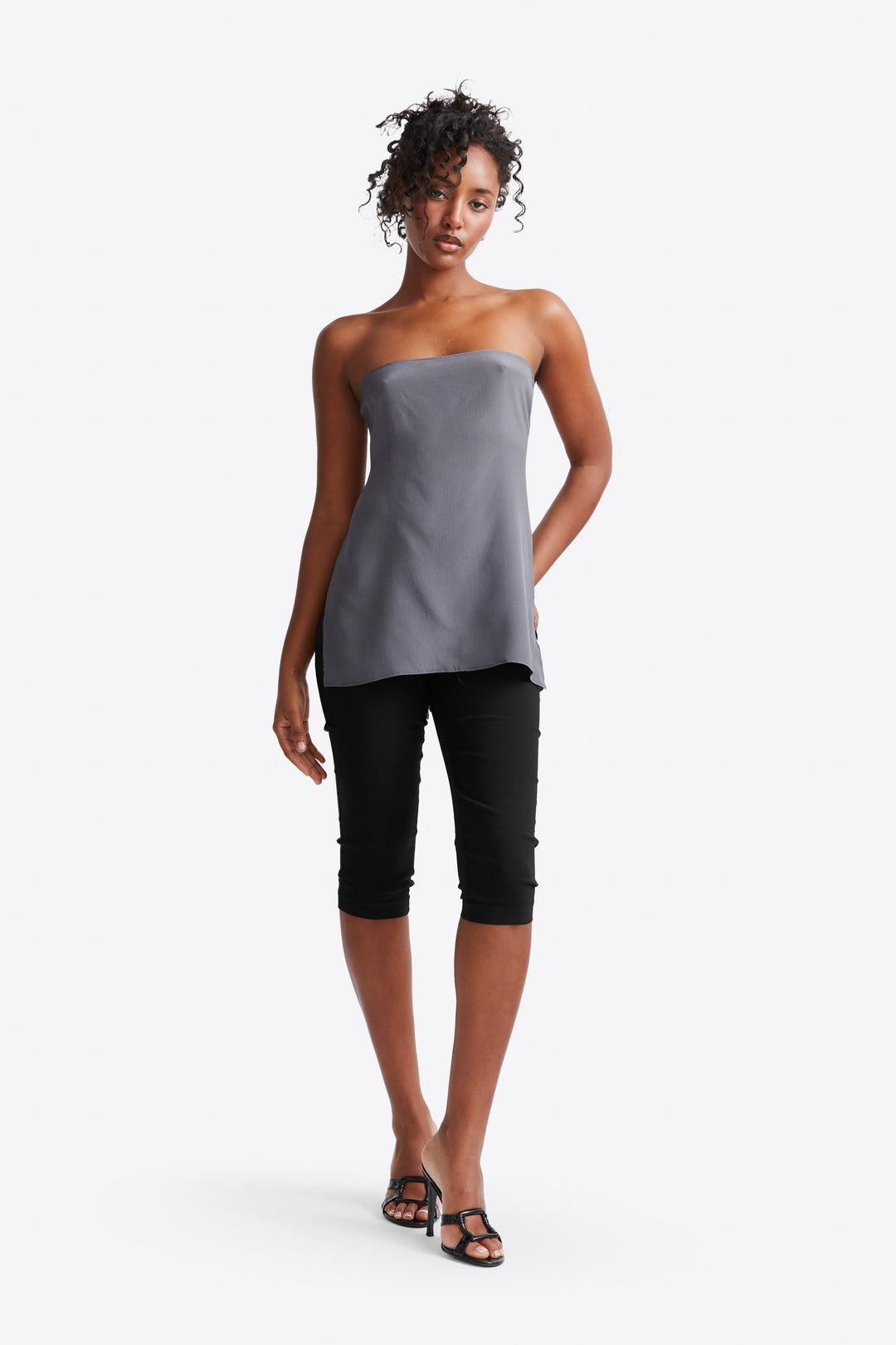 Skye Top - Storm Silk