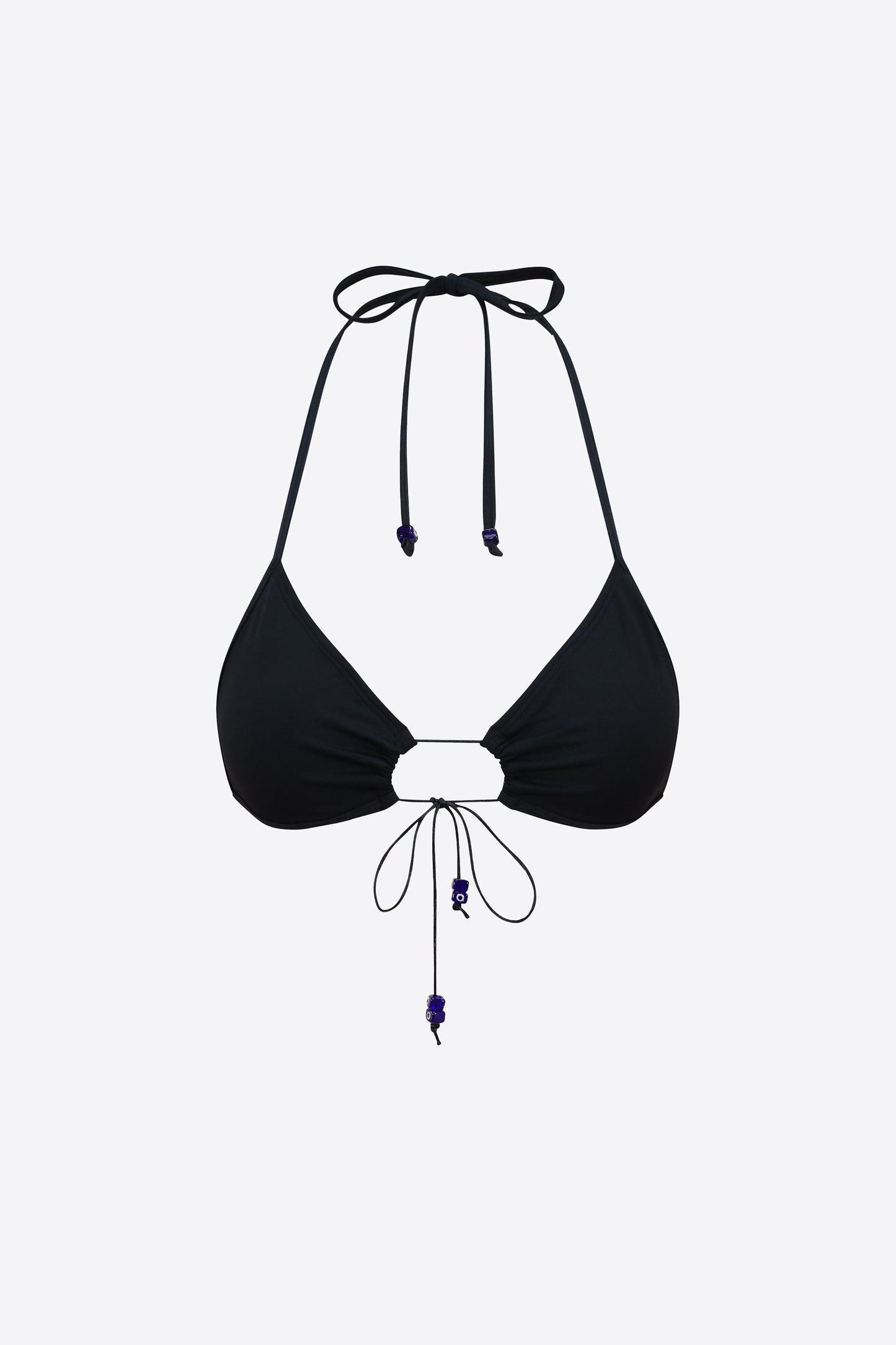 Evil Eye Bikini Top - Black Keyhole