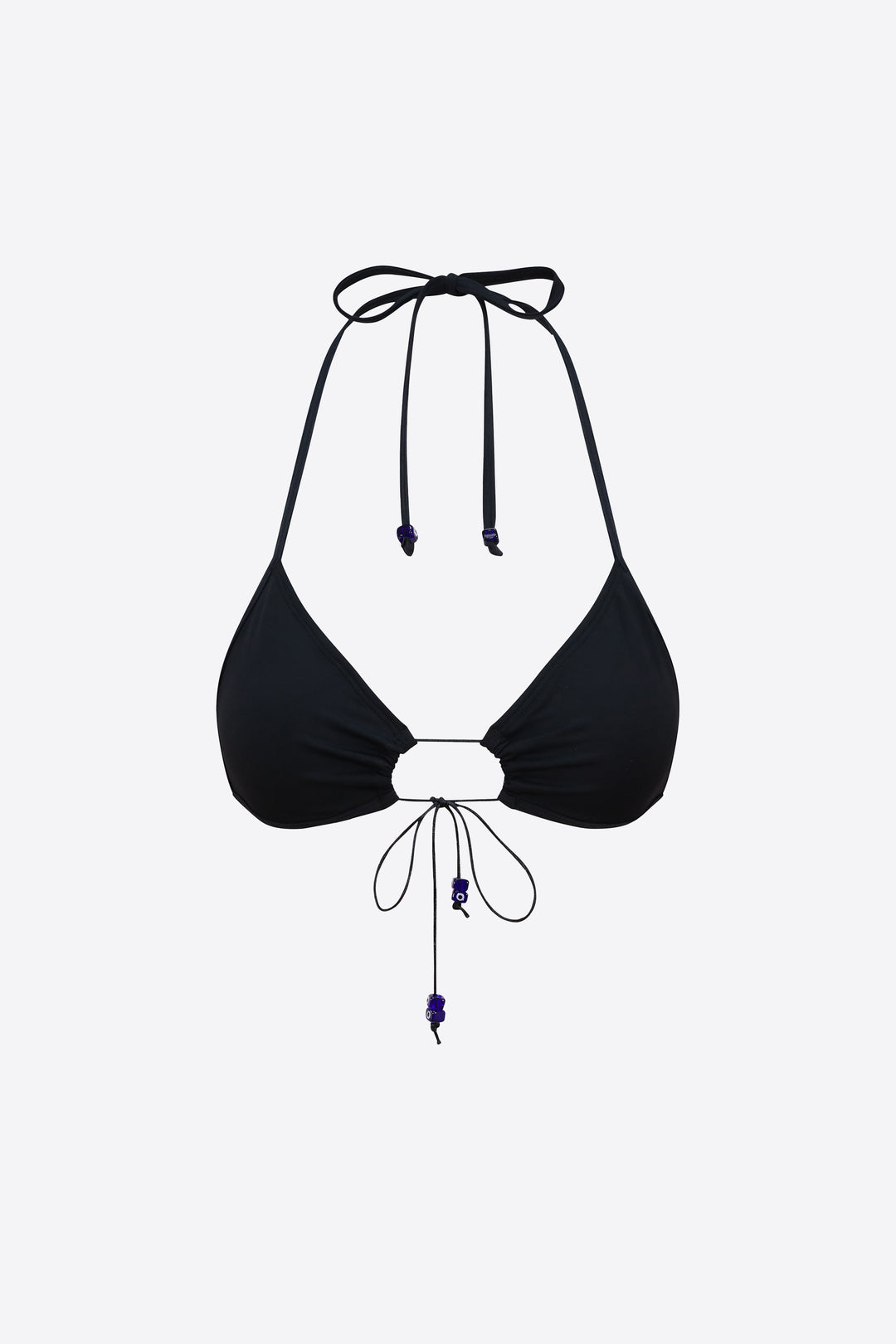 Evil Eye Bikini Top - Black Keyhole