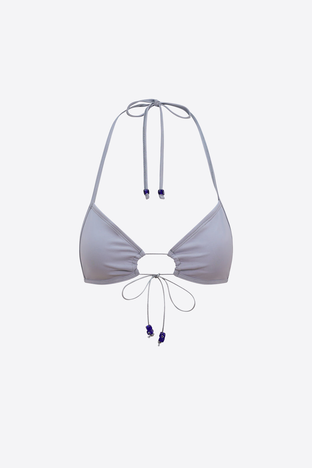 Evil Eye Bikini Top - Silver Keyhole
