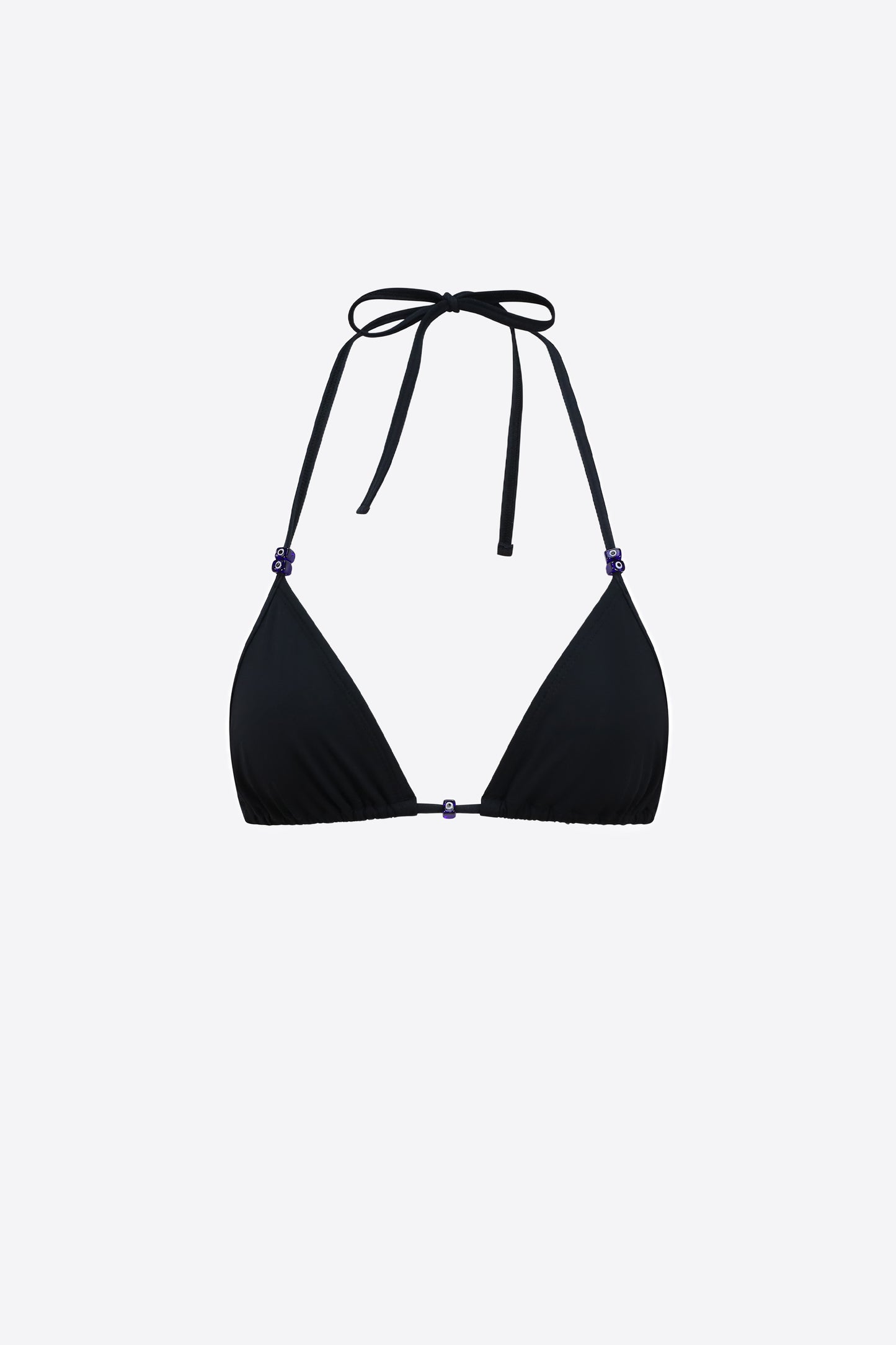 Evil Eye Bikini Top - Black Triangle