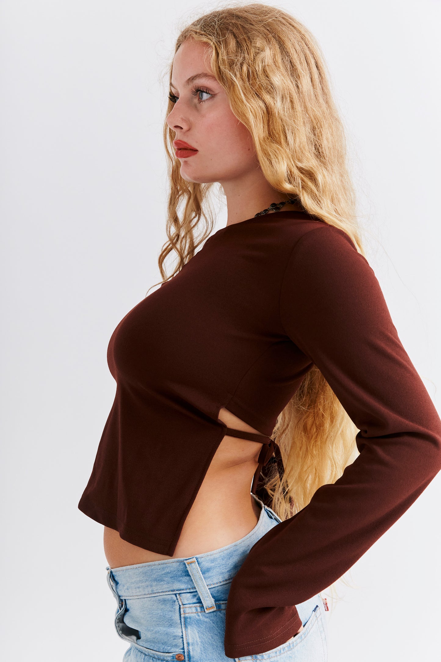 Long Sleeve Gina - Brown